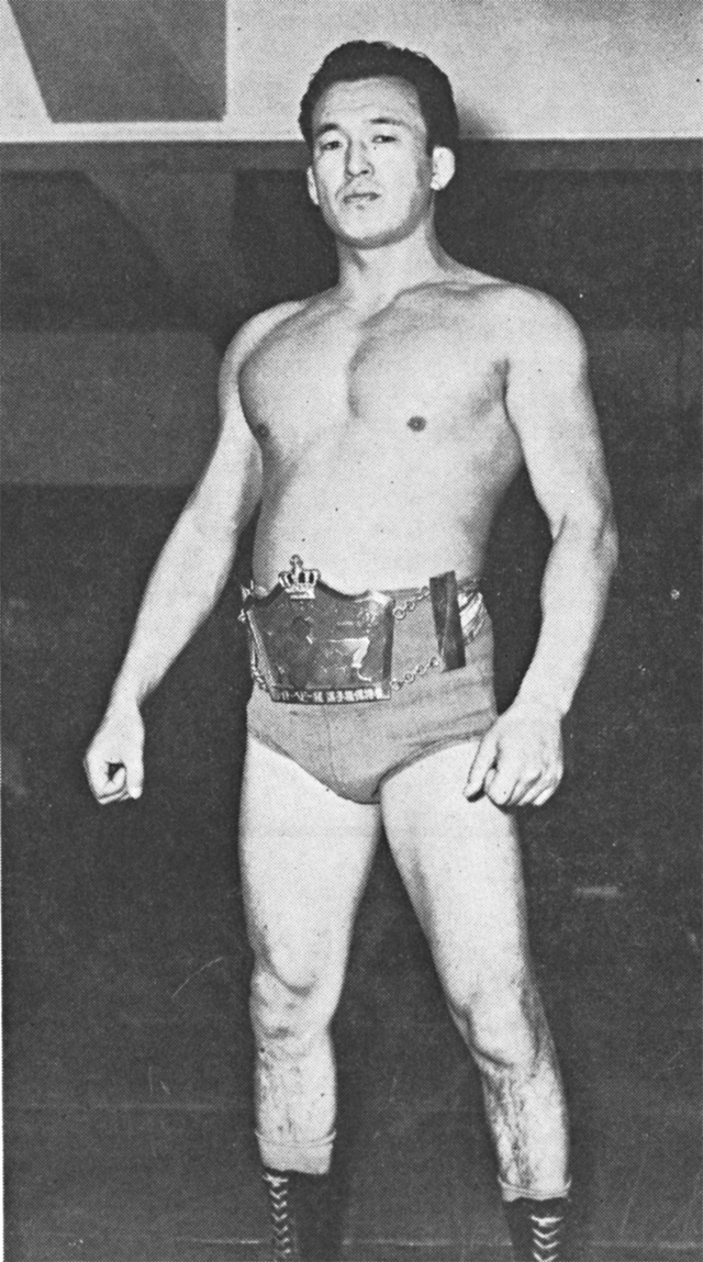 昭和43年日本ライト・へビー級チャンピオンとなる