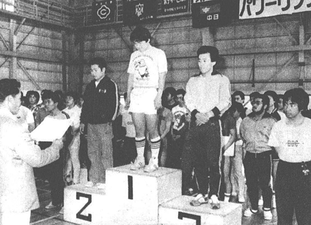 ライト級入賞者、左から2位・藤瀬、1位・小暮、3位・河合