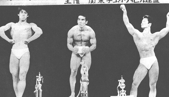 個人の部。左から2位・保川、1位・今鶴、3位、大河原