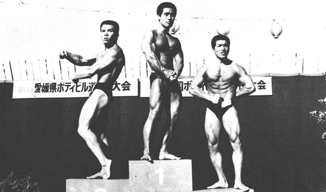 左から2位・高橋、1位・比上、3位・石川