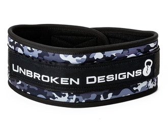 【Unbroken Designs】Grey Camo ベルクロベルト