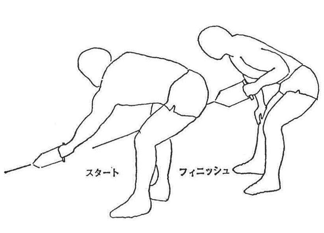 [図4]ベント・オーバー・ワン・ハンド・ロー・プルイン
