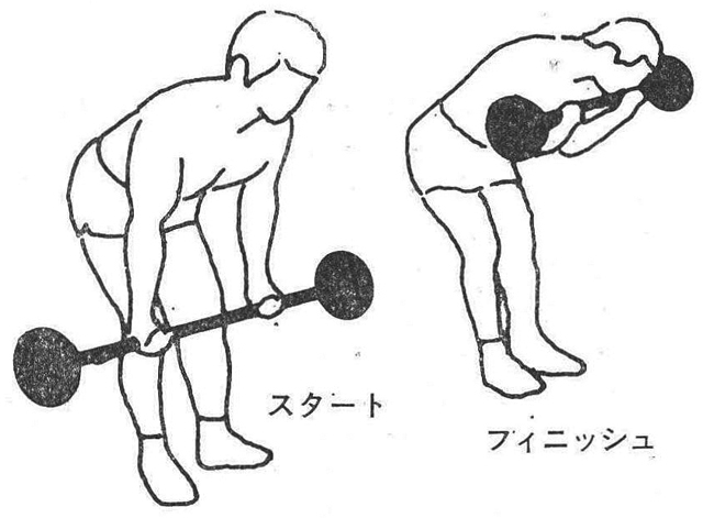 [図3]ベント・オーバー・カール