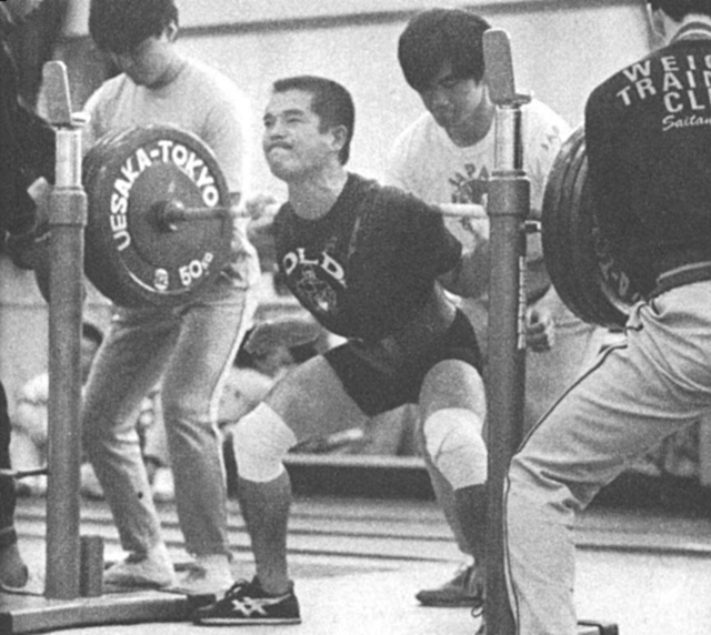 60㎏級優勝・金子和郎選手(栃木)S212.5 B105.0 D237.5 T555.0