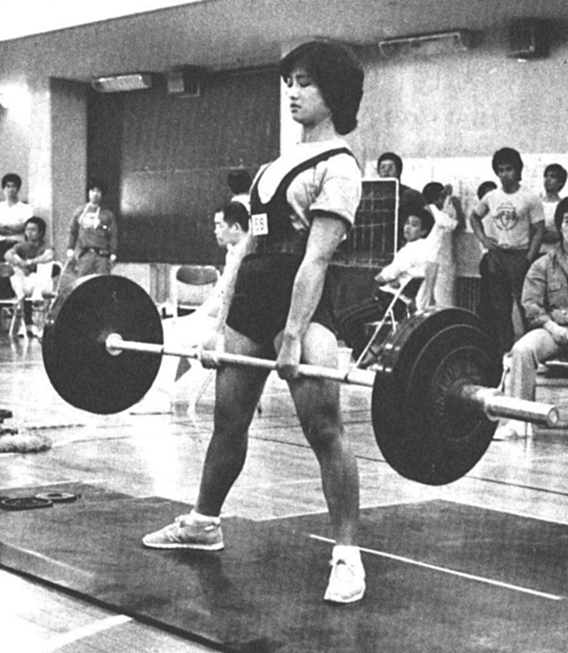 女子52㎏級優勝・西脇美智子選手Ｓ125.0　Ｂ62.5　Ｄ150.0　Ｔ337.5
