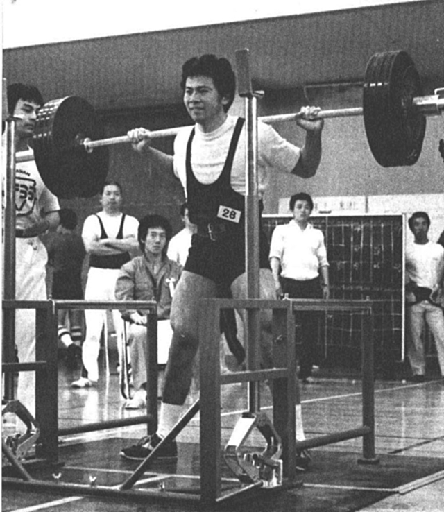 75kg級優勝・杉本好二選手Ｓ210.0　Ｂ130.0　Ｄ200.0　Ｔ540.0