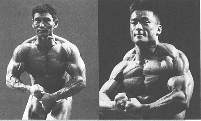 5位・藤島伸一(右)と6位・三浦藤一。藤島のマスキュラーはド迫力
