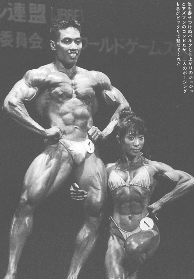 他を寄せつけぬバルクと仕上がりのジョジョとアズマンのコンビだが、二人のポージングも息がピッタリで魅せてくれた