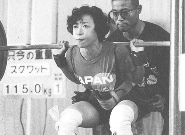 今一つ記録は伸びなかったが、通算13回目の優勝をものにした48kg級の吉田寿子