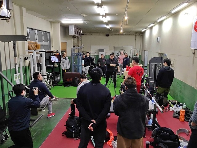 10時、選手集合&ミーティング開始。