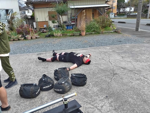 3種目目終了後の休憩時間。