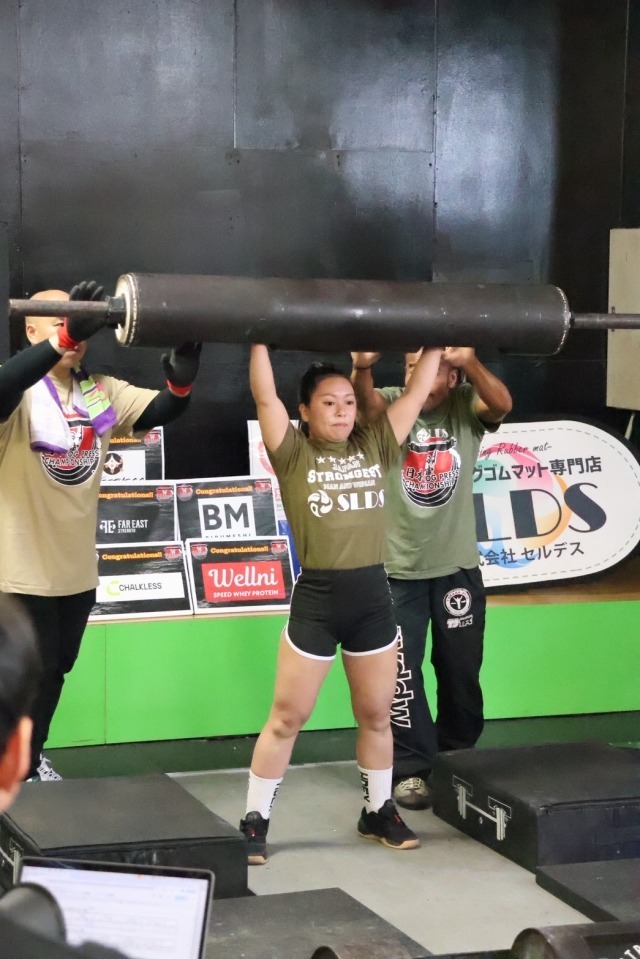 高田奈由加選手。リフター&ストロングマン競技者。すでに複数のストロングマンの大会出場経験を持つ。