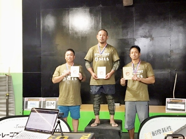 マスターズ男子 1位吉川選手 2位足立選手 3位村上選手