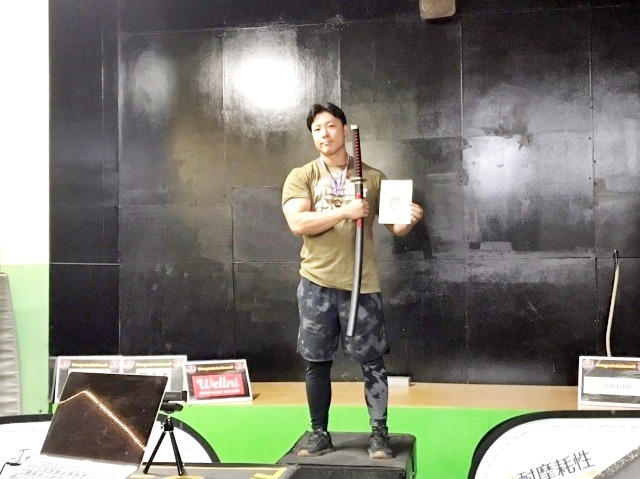 「38歳88㎏でも戦える、まだこれからも頑張ってトレーニングしていきます。本日はありがとうございました」